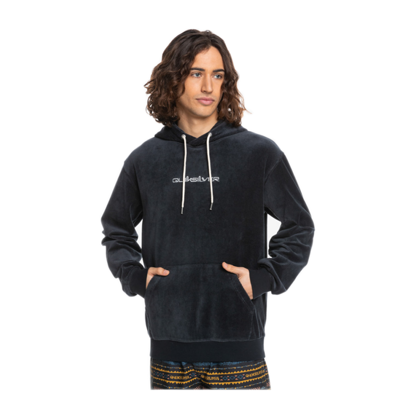 Felpa Quiksilver Knitted Cord Hoodie Nero 5 Felpa Quiksilver Knitted Cord Hoodie Nero - immagine 3