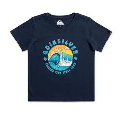 T-Shirt Quiksilver Light Tunnel Young Blu