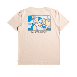 T-Shirt Quiksilver New Wave Beige -Vendite Snowboarding QuiksilverNewWaveTeeBirch 2