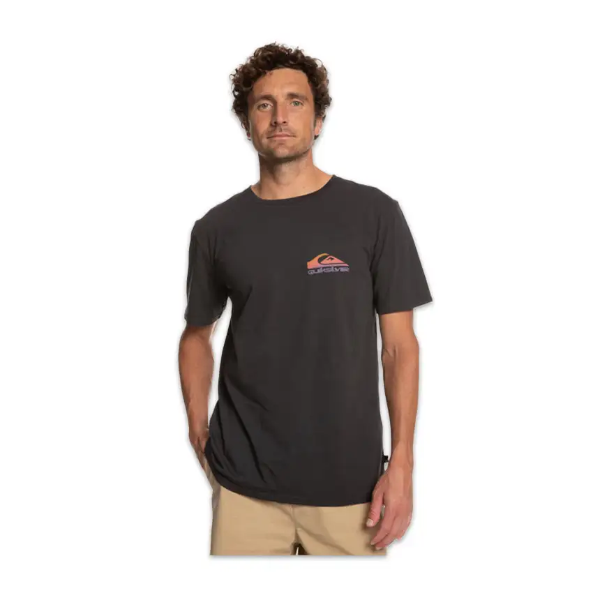T-Shirt Quiksilver Pastime Paradise Nero 3 T-Shirt Quiksilver Pastime Paradise Nero