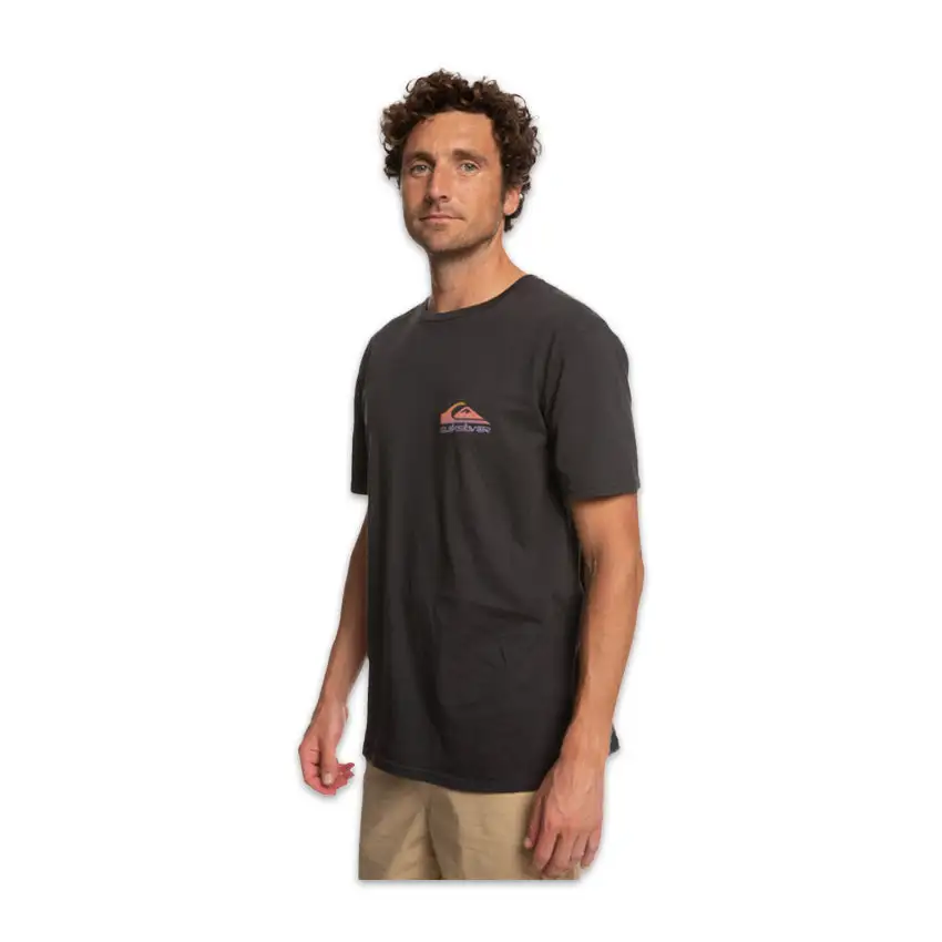 T-Shirt Quiksilver Pastime Paradise Nero 4 T-Shirt Quiksilver Pastime Paradise Nero - immagine 2