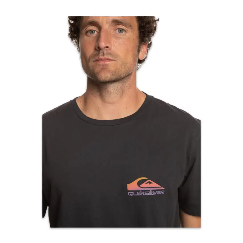 T-Shirt Quiksilver Pastime Paradise Nero 5 T-Shirt Quiksilver Pastime Paradise Nero - immagine 3