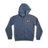 Felpa Quiksilver Retro Fade Zip Youth Blu -Vendite Snowboarding QuiksilverRetroFadeYouthZipHoodBeringSeaLiquido