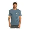 T-Shirt Quiksilver Bubble Stamp Blu 2 T-Shirt Quiksilver Bubble Stamp Blu -Vendite Snowboarding QuiksilverT ShirtBubbleStampBeringSeaLiquido
