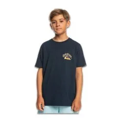 T-Shirt Quiksilver Bambino Waves Guardian Blu -Vendite Snowboarding QuiksilverT ShirtKidsWavesGuardianNavyBlazer 3