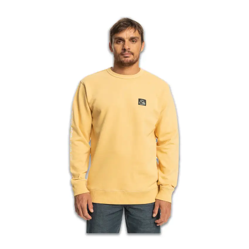 Felpa Quiksilver The Original Crew Giallo 5 Felpa Quiksilver The Original Crew Giallo - immagine 3