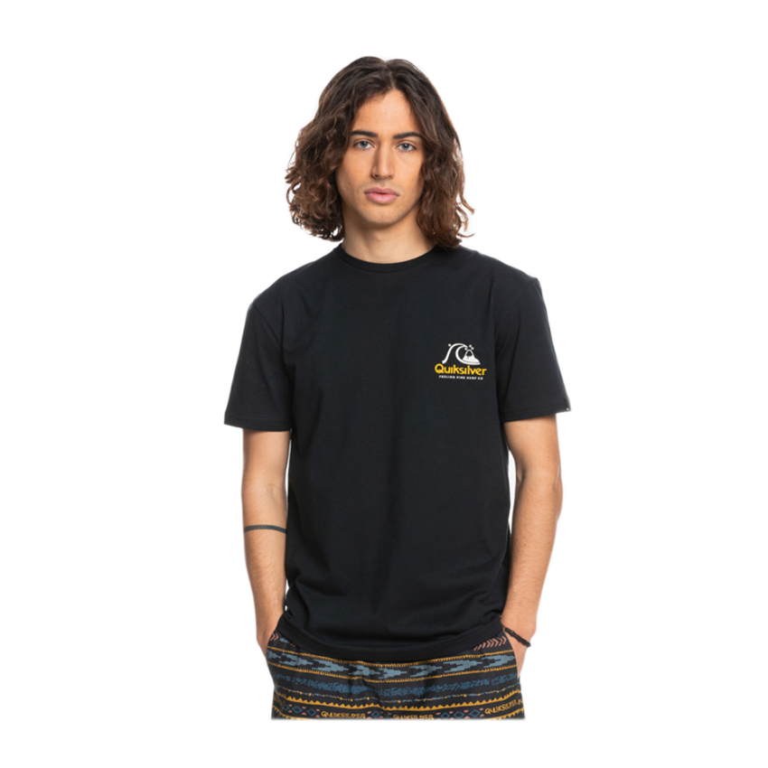 T-Shirt Quiksilver Tribal Fuzz Nero 5 T-Shirt Quiksilver Tribal Fuzz Nero - immagine 3
