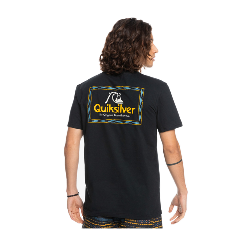 T-Shirt Quiksilver Tribal Fuzz Nero 6 T-Shirt Quiksilver Tribal Fuzz Nero - immagine 4