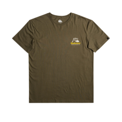 T-Shirt Quiksilver Tribal Fuzz Verde