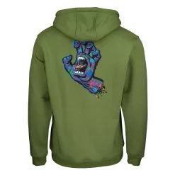 Felpa Santa Cruz Growth Hand Verde -Vendite Snowboarding SCAFA21HOODGrowthHandDillGreenBACK