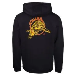 Felpa Santa Cruz Salba Tiger Nero -Vendite Snowboarding SCAFA21HOODSalbaTigerClubBlackBACK