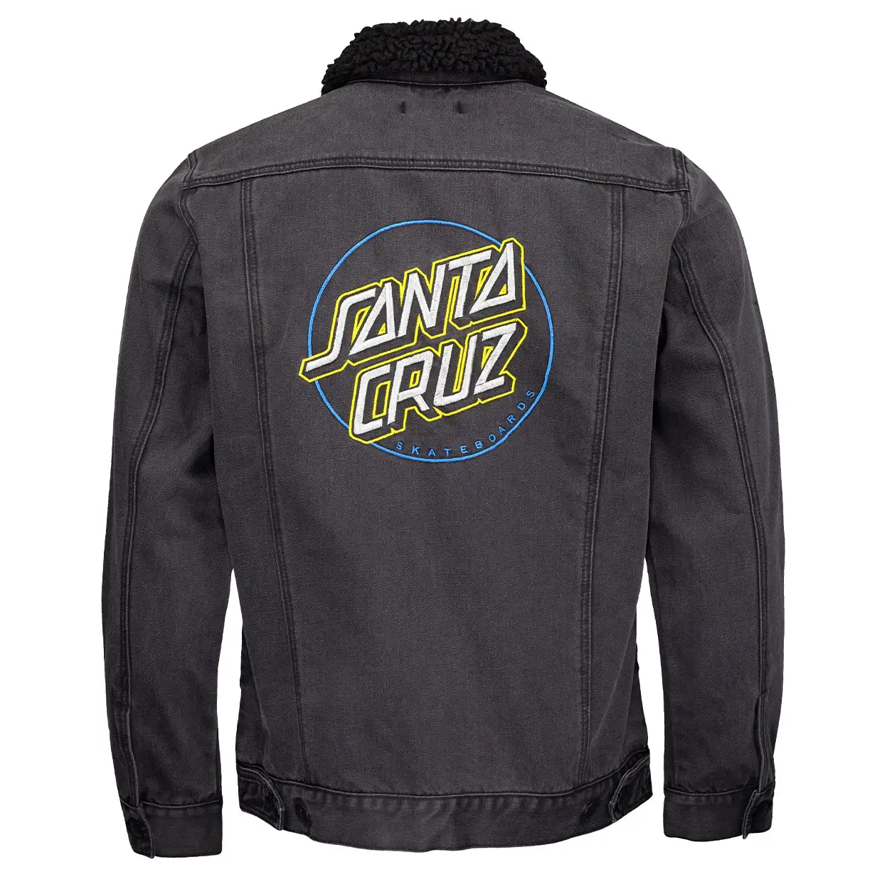 Giacca Santa Cruz Void Ring Dot Denim Nero 4 Giacca Santa Cruz Void Ring Dot Denim Nero - immagine 2