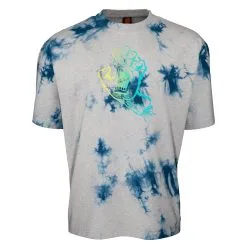T-Shirt Santa Cruz Outline Fade Hand Grigio