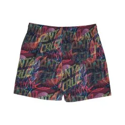 Costume Santa Cruz No Pattern Multicolor -Vendite Snowboarding SCASP21SHORTSNoPatternAllOverPrintBlackBACK