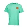 T-shirt Santa Cruz Classic Dot Verde Acqua -Vendite Snowboarding SCASP21SSTEEClassicDotChestJadeGreen