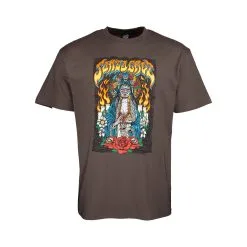 T-shirt Santa Cruz Santa Muerte Nero Lavato