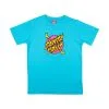 T-shirt Santa Cruz Bambino Crossbone Dot Celeste -Vendite Snowboarding SCASP21YOUTHSSTEECrossboneDotAqua