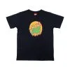 T-shirt Santa Cruz Bambino Rad Dot Nero -Vendite Snowboarding SCASP21YOUTHSSTEEYouthRadDotBlack