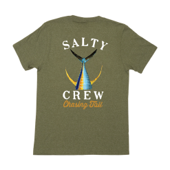 T-Shirt Salty Crew Tailed Verde 5 T-Shirt Salty Crew Tailed Verde -Vendite Snowboarding SaltyCrew Tailedt shirtForestHeater 2