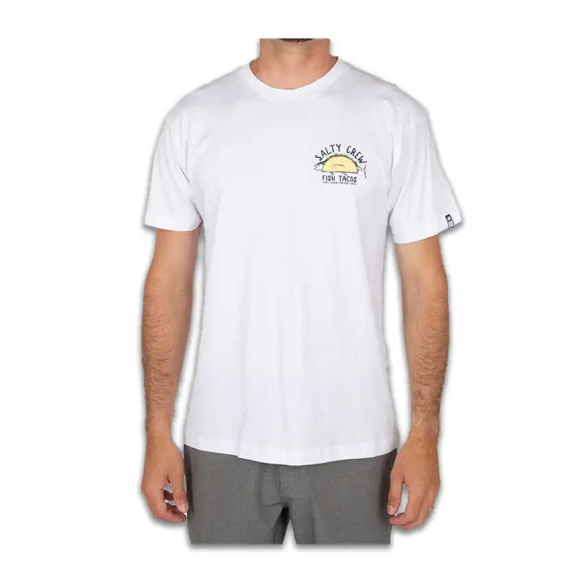 T-Shirt Salty Crew Baja Fresh Bianco 3 T-Shirt Salty Crew Baja Fresh Bianco