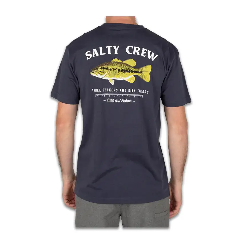T-Shirt Salty Crew Bigmouth Blu 5 T-Shirt Salty Crew Bigmouth Blu - immagine 3