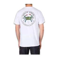T-Shirt Salty Crew Blue Crabber Bianco -Vendite Snowboarding SaltyCrewBlueCrabberTeeWhite 2