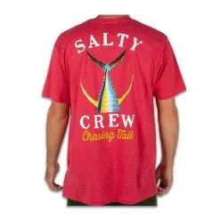 T-Shirt Salty Crew Tailed Rosso -Vendite Snowboarding SaltyCrewTailTeeRedHeather 2