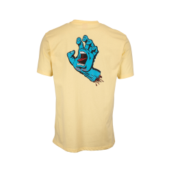 T-Shirt Santa Cruz Screaming Hand Burro -Vendite Snowboarding SantaCruz ScreamingHandTeeButter 2