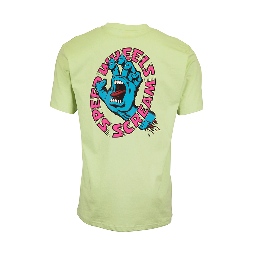 T-Shirt Santa Cruz Speed Wheels Verde 4 T-Shirt Santa Cruz Speed Wheels Verde - immagine 2