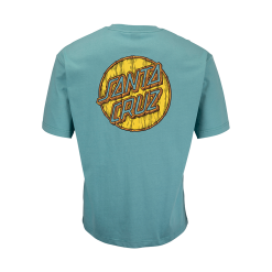 T-Shirt Santa Cruz Tiki Dot Turchese -Vendite Snowboarding SantaCruz TikiDotTeeTorquoise 2