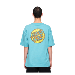 T-Shirt Santa Cruz Tiki Dot Turchese -Vendite Snowboarding SantaCruz TikiDotTeeTorquoise 4