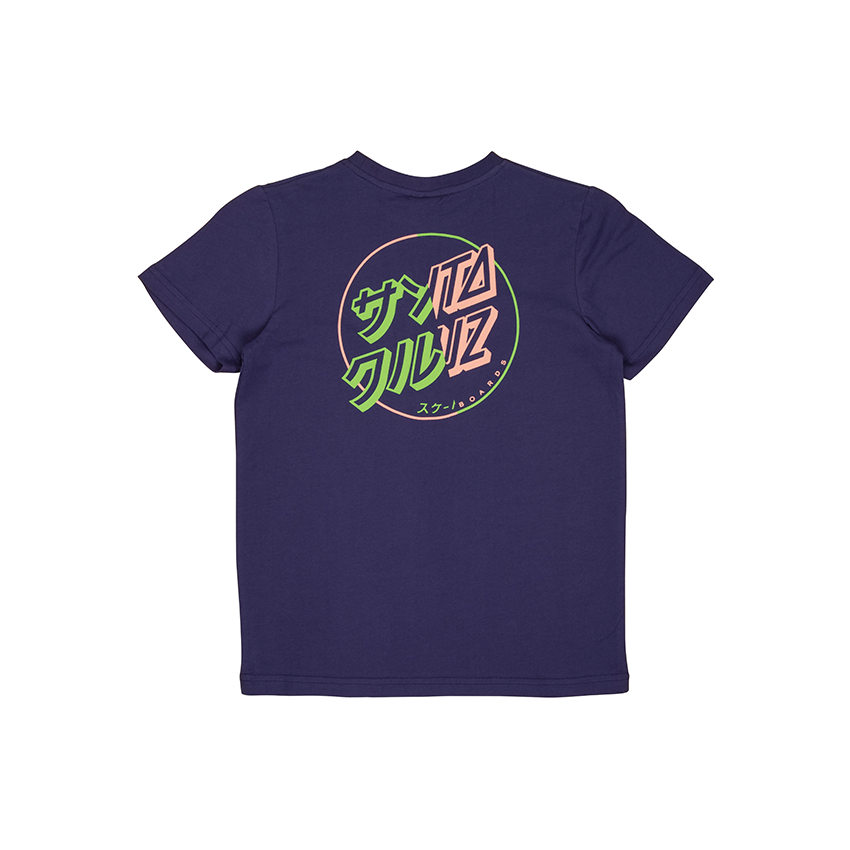 T-Shirt Santa Cruz Junior Divide Dot Navy 4 T-Shirt Santa Cruz Junior Divide Dot Navy - immagine 2