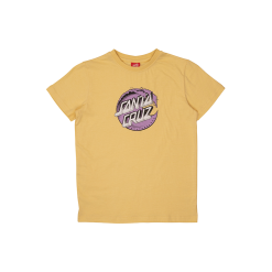 T-Shirt Santa Cruz Junior Stipple Wave Dot Burro
