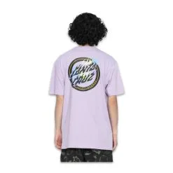 T-Shirt Santa Cruz Holo Flamed Tee Lilla -Vendite Snowboarding SantaCruzHoloFlamedTeeDigitalLavenderLiquido