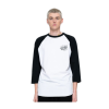 T-Shirt Santa Cruz Kendall EOTW Baseball Top Bianco/Nero -Vendite Snowboarding SantaCruzKendallBaseballTeeBlackWhiteLiquido