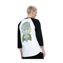 T-Shirt Santa Cruz Kendall EOTW Baseball Top Bianco/Nero -Vendite Snowboarding SantaCruzKendallBaseballTeeBlackWhite 2