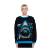 Maglione Santa Cruz Shark Trip Knit Crew Multi -Vendite Snowboarding SantaCruzSharkTripKnitCrewBlackLiquido