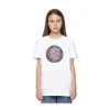 T-Shirt Santa Cruz Bambino Outer Ringed Bianco -Vendite Snowboarding SantaCruzYouthOuterRingedDotTeeWhiteLiquido