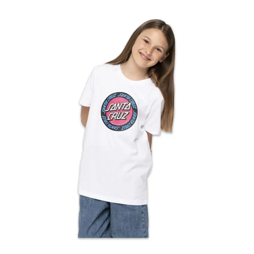 T-Shirt Santa Cruz Bambino Outer Ringed Bianco 5 T-Shirt Santa Cruz Bambino Outer Ringed Bianco - immagine 3