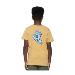 T-Shirt Santa Cruz Bambino Rigid Screaming Hand Beige -Vendite Snowboarding SantaCruzYouthRigidScreamingHandTeeParchment 3