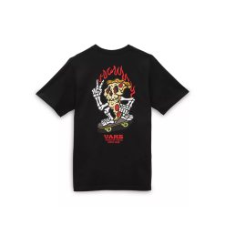 T-Shirt Vans Pizzeria Jr Nero -Vendite Snowboarding T ShirtVansPizzeriaBlack 2