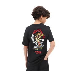 T-Shirt Vans Pizzeria Jr Nero -Vendite Snowboarding T ShirtVansPizzeriaBlack 4