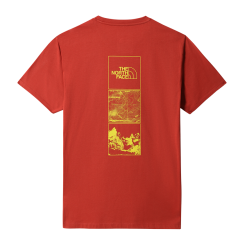 T-Shirt The North Face Foundation Graphic Ruggine -Vendite Snowboarding TheNorthFace MFoundationGraphicTeeSpiceRed 2