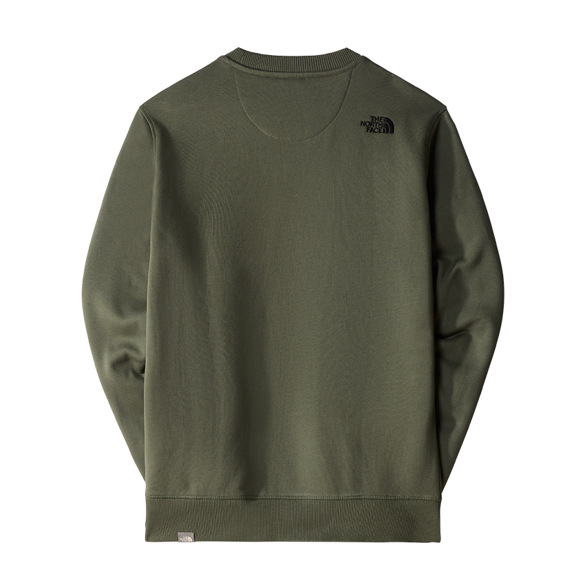 Felpa The North Face Drew Peak Crew Verde 4 Felpa The North Face Drew Peak Crew Verde - immagine 2