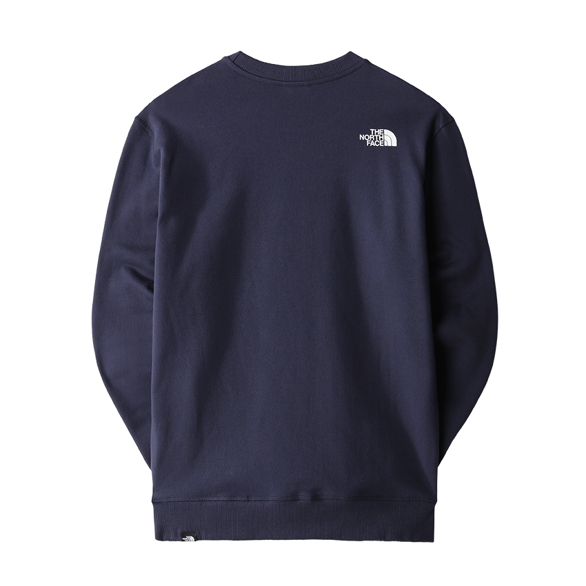 Felpa The North Face Simple Dome Crew Blu 4 Felpa The North Face Simple Dome Crew Blu - immagine 2
