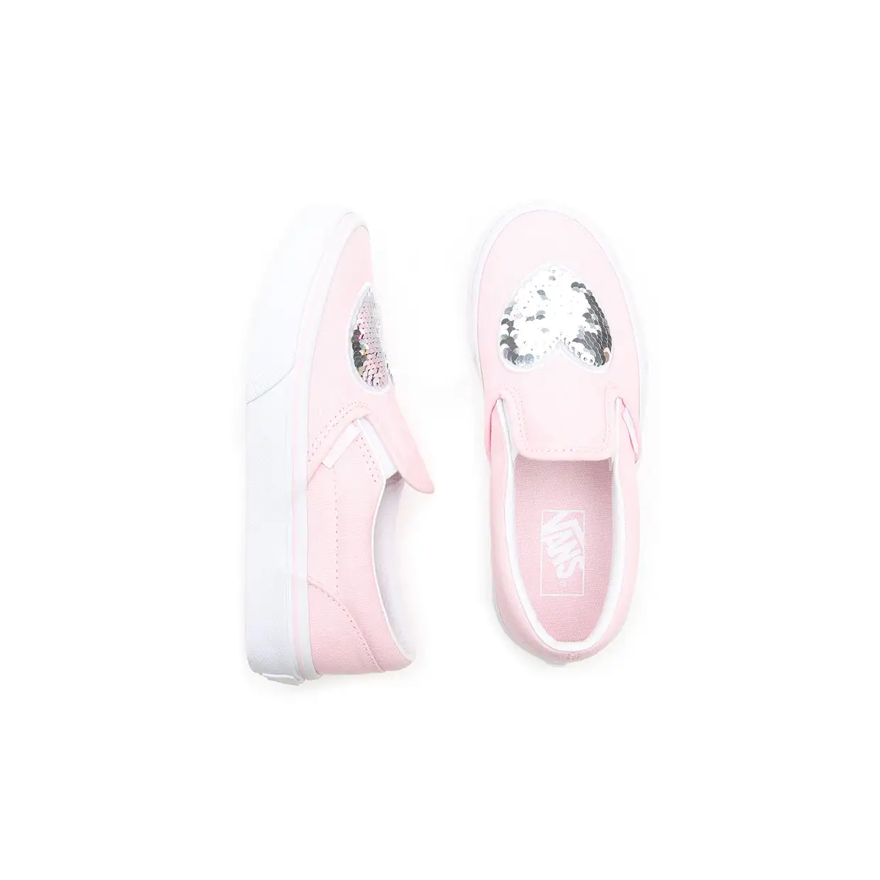 Sneakers Vans Slip-on Patch Bambino Rosa 4 Sneakers Vans Slip-on Patch Bambino Rosa - immagine 2