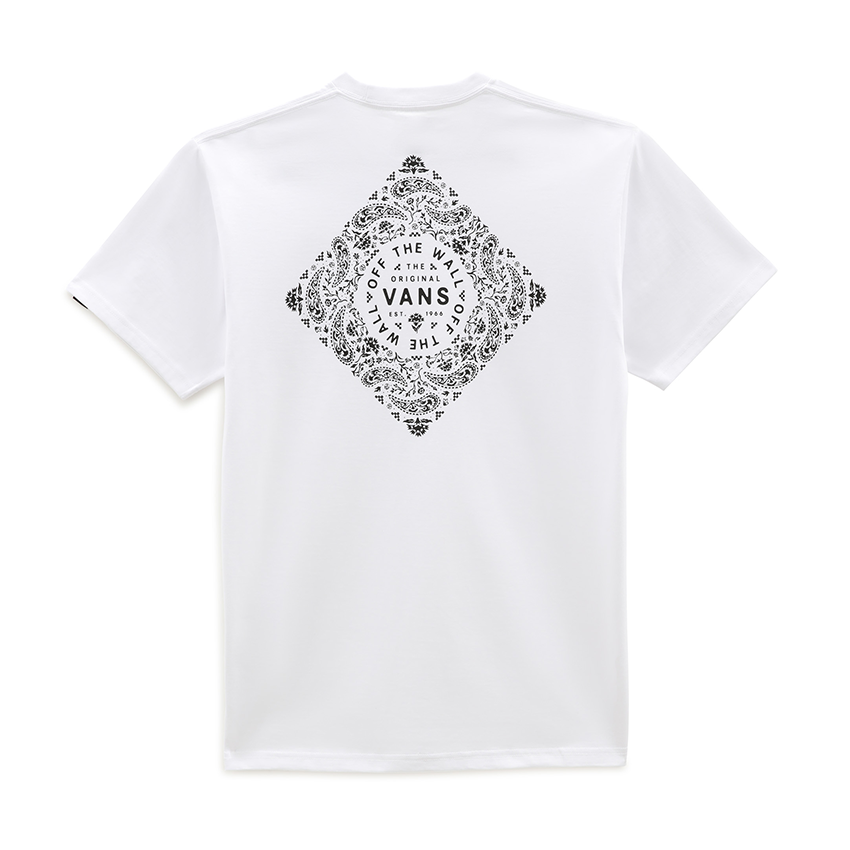 T-Shirt Vans Bandana Paisley Bianco 4 T-Shirt Vans Bandana Paisley Bianco - immagine 2