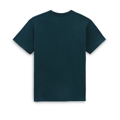 T-Shirt Vans Left Chest Logo Petrolio 7 T-Shirt Vans Left Chest Logo Petrolio -Vendite Snowboarding VansChestLogoTeeDeepTea 2