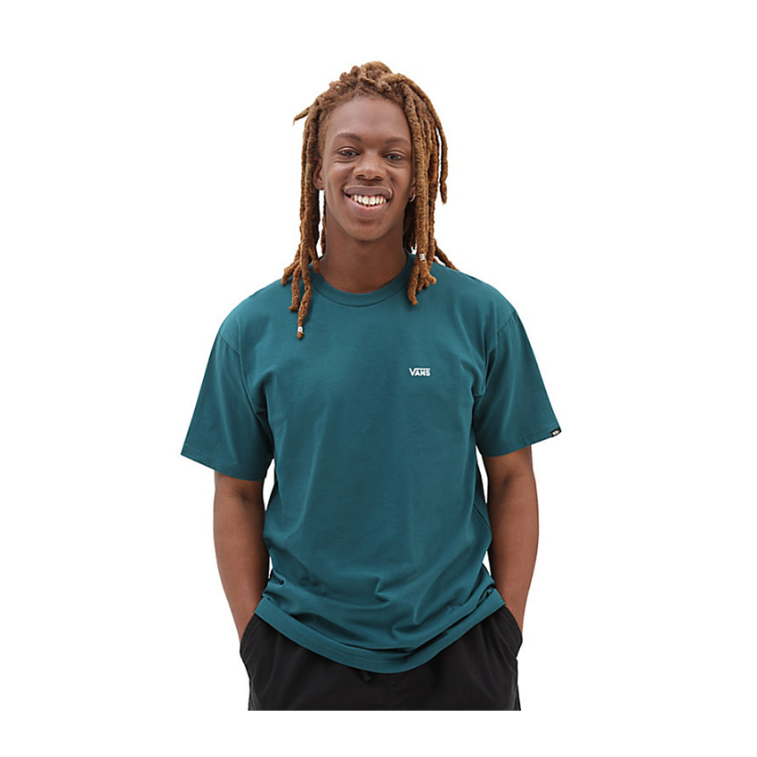 T-Shirt Vans Left Chest Logo Petrolio 5 T-Shirt Vans Left Chest Logo Petrolio - immagine 3