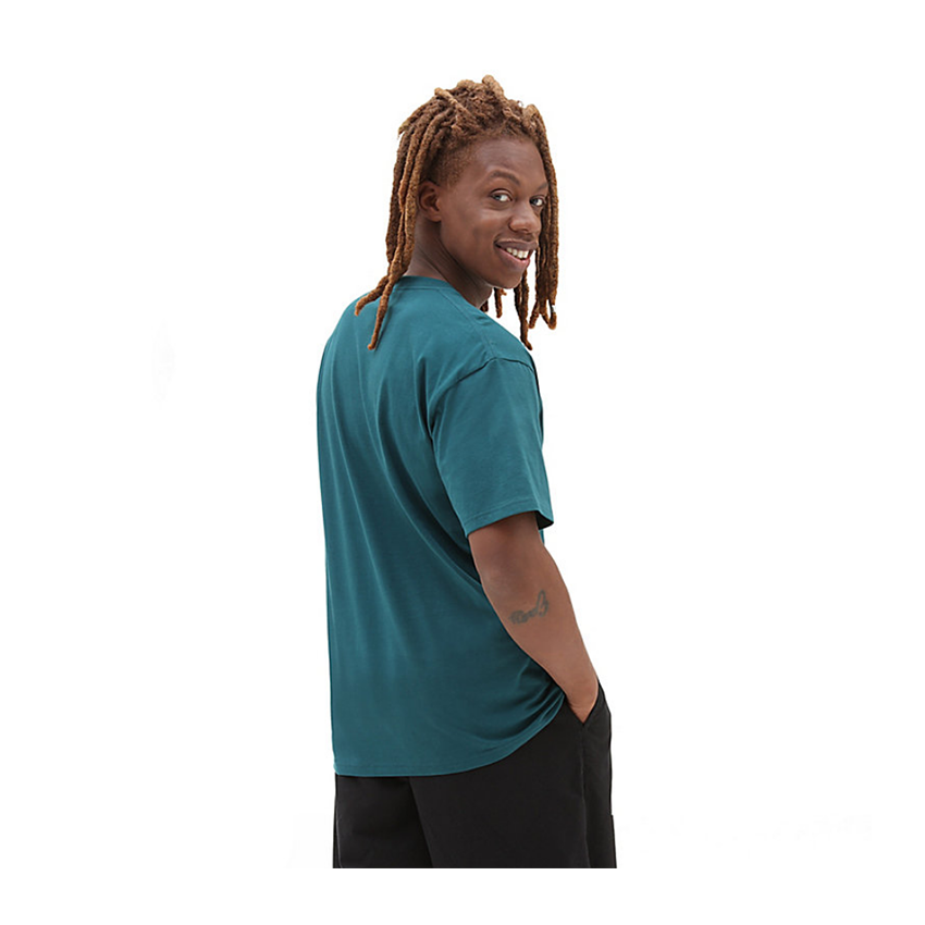 T-Shirt Vans Left Chest Logo Petrolio 6 T-Shirt Vans Left Chest Logo Petrolio - immagine 4